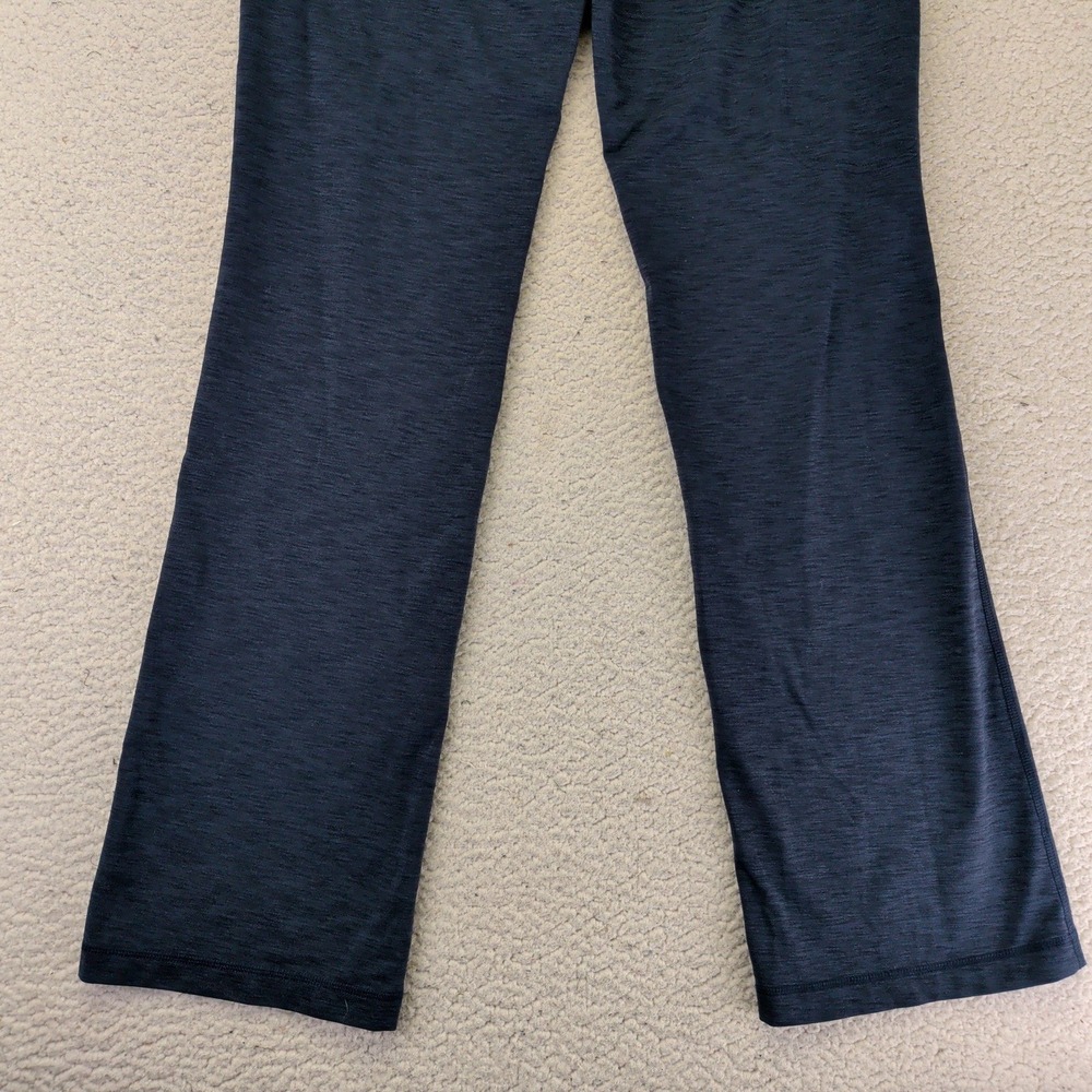 Duluth Trading Co Womens Small 33 Tall Dark Blue Straight Leg Yoga Pants Pockets - Picture 6 of 8